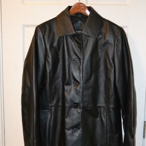 Excellent Men's Outbrook Black Leather Jacket